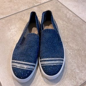 INC International Concepts Womens Sammee Slip-on Bling Sneakers 👟